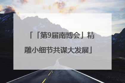 「第9届南博会」精雕小细节共谋大发展