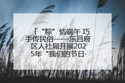 “粽”情端午 巧手传民俗——东昌府区人社局开展2025年“我们的节日·端午”包粽子活动