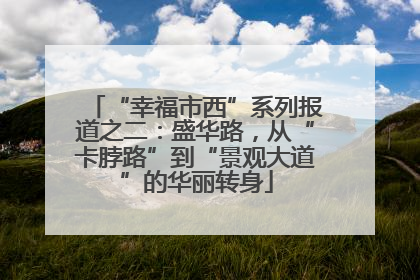“幸福市西”系列报道之二：盛华路，从“卡脖路”到“景观大道”的华丽转身