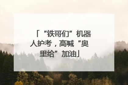 “铁哥们”机器人护考，高喊“奥里给”加油