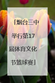 烟台三中举行第17届体育文化节篮球赛