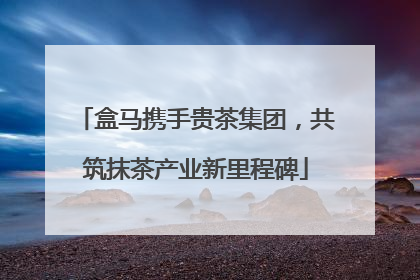 盒马携手贵茶集团，共筑抹茶产业新里程碑