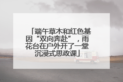 端午草木和红色基因“双向奔赴”，雨花台在户外开了一堂沉浸式思政课