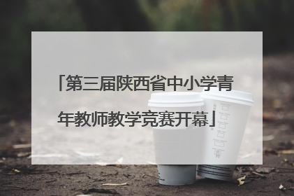 第三届陕西省中小学青年教师教学竞赛开幕
