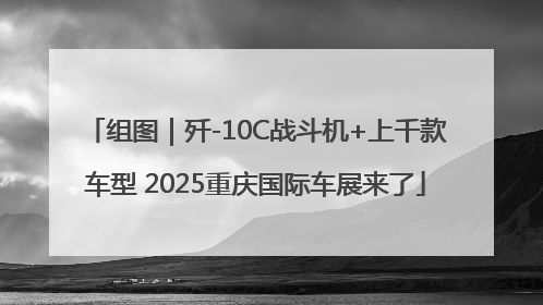 组图｜歼-10C战斗机+上千款车型 2025重庆国际车展来了