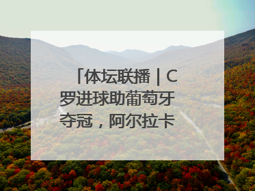 体坛联播｜C罗进球助葡萄牙夺冠，阿尔拉卡斯卫冕法网