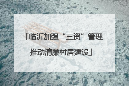 临沂加强“三资”管理 推动清廉村居建设