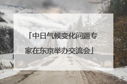 中日气候变化问题专家在东京举办交流会