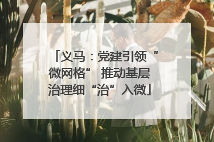 义马：党建引领“微网格” 推动基层治理细“治”入微