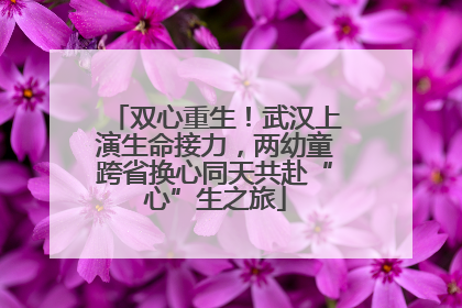 双心重生！武汉上演生命接力，两幼童跨省换心同天共赴“心”生之旅