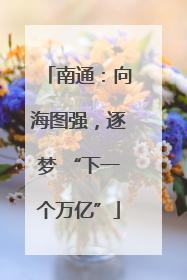 南通：向海图强，逐梦 “下一个万亿”