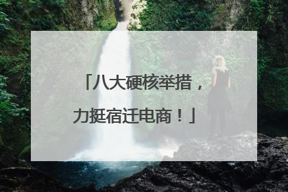 八大硬核举措，力挺宿迁电商！