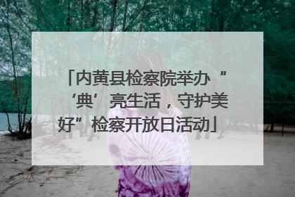 内黄县检察院举办“‘典’亮生活，守护美好”检察开放日活动