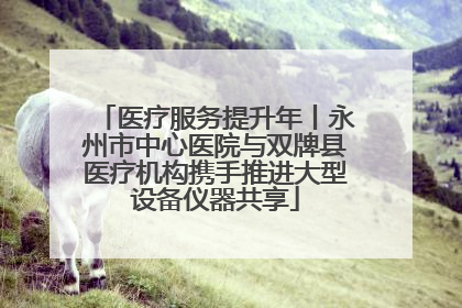 医疗服务提升年丨永州市中心医院与双牌县医疗机构携手推进大型设备仪器共享