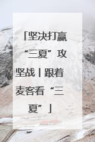 坚决打赢“三夏”攻坚战丨跟着麦客看“三夏”