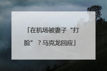 在机场被妻子“打脸”？马克龙回应