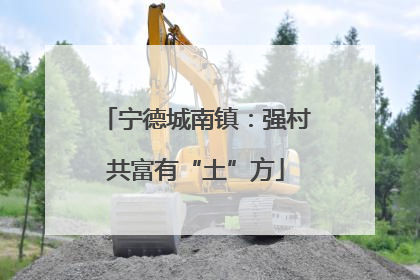 宁德城南镇：强村共富有“土”方