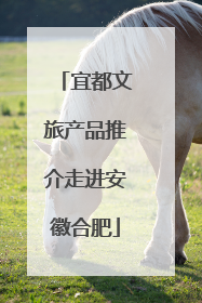 宜都文旅产品推介走进安徽合肥