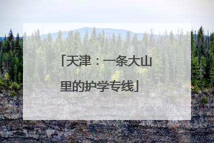 天津：一条大山里的护学专线