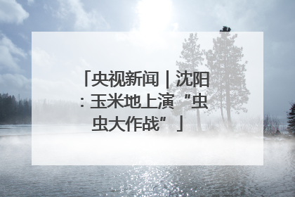 央视新闻｜沈阳：玉米地上演“虫虫大作战”