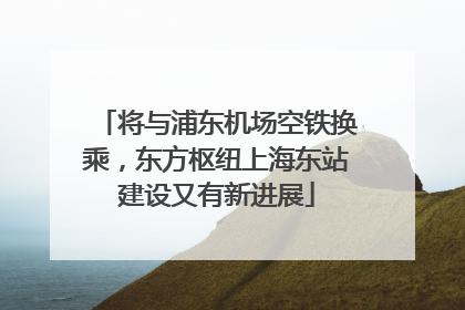 将与浦东机场空铁换乘，东方枢纽上海东站建设又有新进展