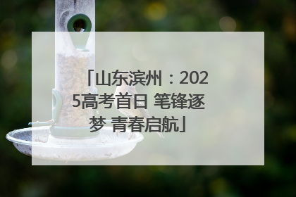 山东滨州：2025高考首日 笔锋逐梦 青春启航