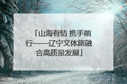 山海有情 携手前行——辽宁文体旅融合高质量发展