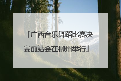 广西音乐舞蹈比赛决赛前站会在柳州举行