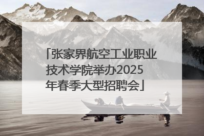 张家界航空工业职业技术学院举办2025年春季大型招聘会