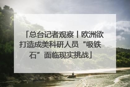 总台记者观察丨欧洲欲打造成美科研人员“吸铁石”面临现实挑战