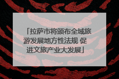 拉萨市将颁布全域旅游发展地方性法规 促进文旅产业大发展