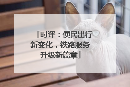 时评：便民出行新变化，铁路服务升级新篇章