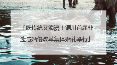 既传统又浪漫！铜川首届非遗与婚俗改革集体婚礼举行