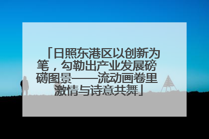 日照东港区以创新为笔，勾勒出产业发展磅礴图景——流动画卷里 激情与诗意共舞