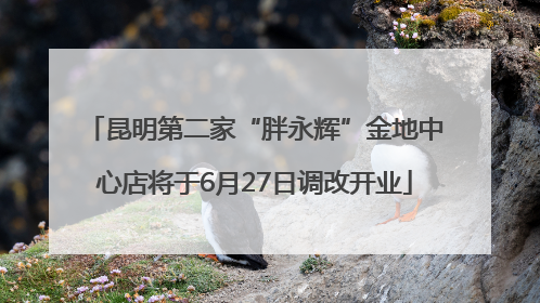 昆明第二家“胖永辉”金地中心店将于6月27日调改开业