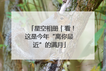 星空相册｜看！这是今年“离你最近”的满月