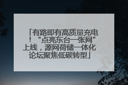 有路即有高质量充电！“点亮东台一张网”上线，源网荷储一体化论坛聚焦低碳转型