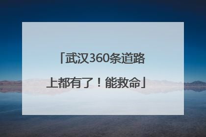 武汉360条道路上都有了！能救命
