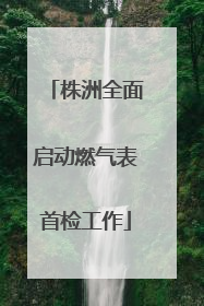 株洲全面启动燃气表首检工作