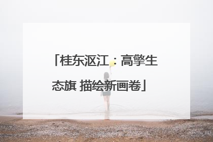 桂东沤江：高擎生态旗 描绘新画卷