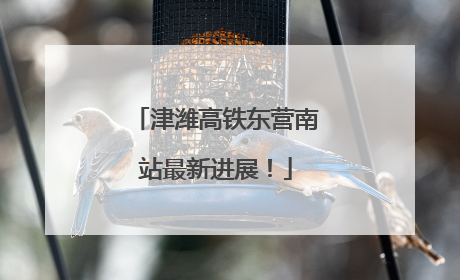 津潍高铁东营南站最新进展！