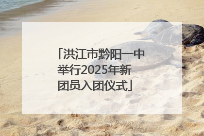 洪江市黔阳一中举行2025年新团员入团仪式