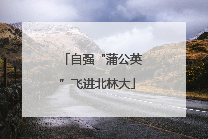 自强“蒲公英”飞进北林大