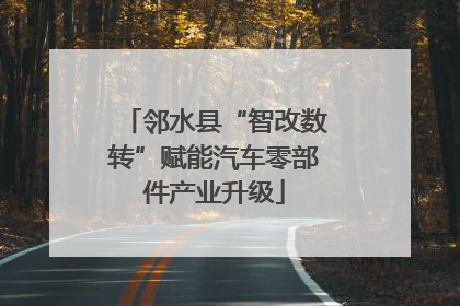 邻水县“智改数转”赋能汽车零部件产业升级