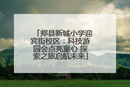 郏县新城小学迎宾街校区：科技游园会点亮童心 探索之旅启航未来