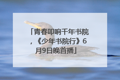青春叩响千年书院，《少年书院行》6月9日晚首播