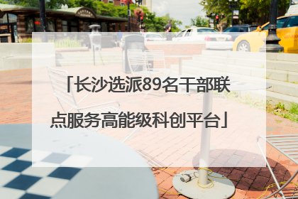 长沙选派89名干部联点服务高能级科创平台