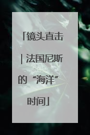 镜头直击｜法国尼斯的“海洋”时间