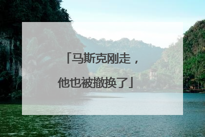 马斯克刚走，他也被撤换了