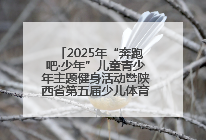 2025年“奔跑吧·少年”儿童青少年主题健身活动暨陕西省第五届少儿体育嘉年华活动启动
